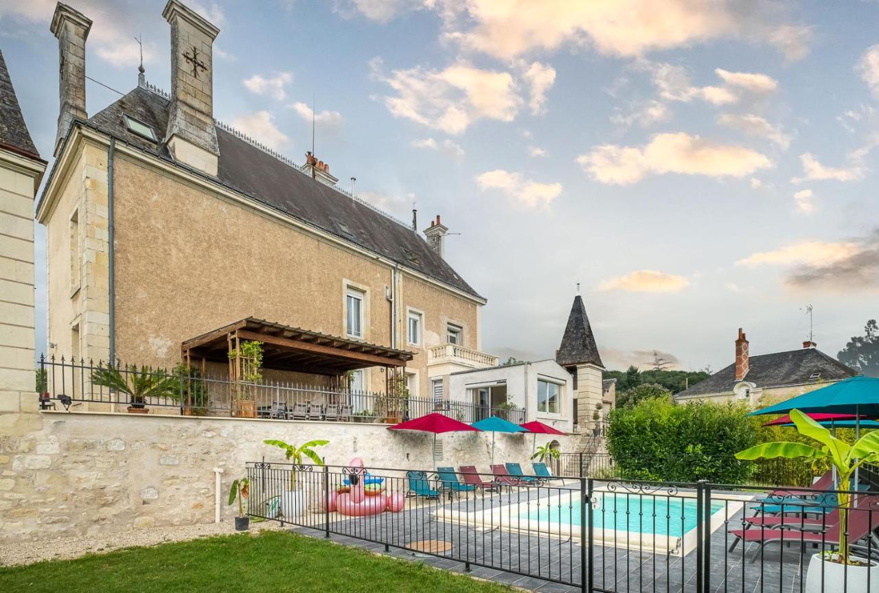 Manoir Des Bertinieres Hotel Cravant-les-Coteaux Exterior foto